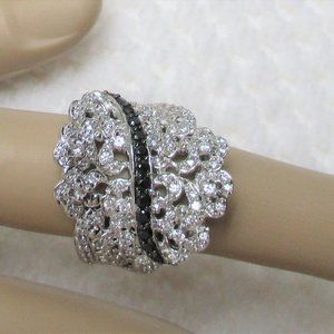 Victoria Wieck .95ct Overlay Lacy Ring